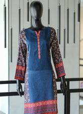 Royal Fashion Printed Lawn Stitched Kurti - RF24PL D-02
